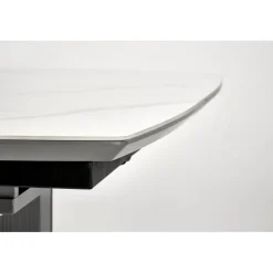 DANCAN Spisebord med udtræk, 160 kan udvides til 220 cm - Hvid og Grå