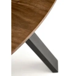 DANILO bord Valnød/Sort