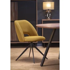 DANILO bord Valnød/Sort