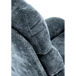 DARIO lænestol med skammel, blå