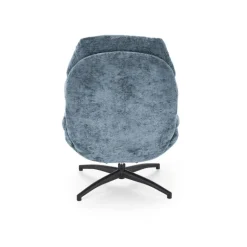 DARIO lænestol med skammel, blå