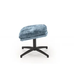 DARIO lænestol med skammel, blå