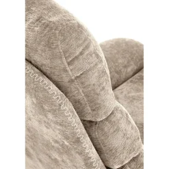 DARIO lænestol med skammel, Beige