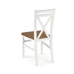 DARIUSZ 2 Spisebordsstol - Hvid / elmetræ