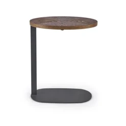 DELPHI sofabord, Valnød / Sort