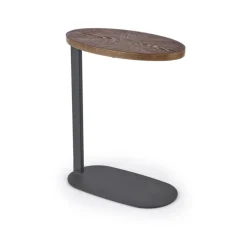 DELPHI sofabord, Valnød / Sort