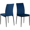 Demina spisebordsstol blå stof