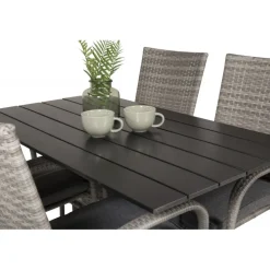 Denver Loungesæt - Havemøbelsæt - Sort,Grå