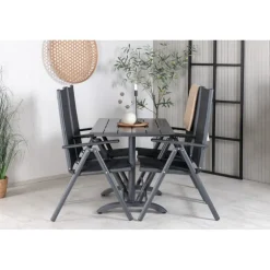 Denver Loungesæt - Havemøbelsæt - Sort