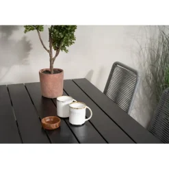 Denver Loungesæt - Havemøbelsæt - Sort,Grå