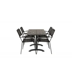 Denver Loungesæt - Havemøbelsæt - Sort