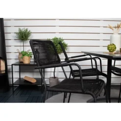 Denver Loungesæt - Havemøbelsæt - Sort