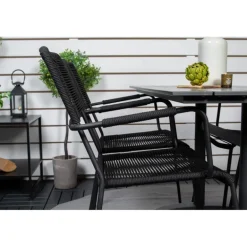 Denver Loungesæt - Havemøbelsæt - Sort