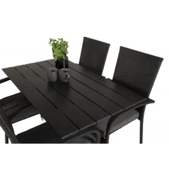 Denver t Loungesæt - Havemøbelsæt - Sort