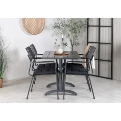 Denver t Loungesæt - Havemøbelsæt - Sort