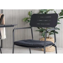 Denver t Loungesæt - Havemøbelsæt - Sort