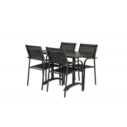 Denver t Loungesæt - Havemøbelsæt - Sort