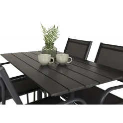 Denver t Loungesæt - Havemøbelsæt - Sort