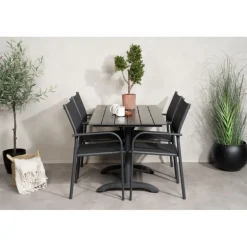 Denver t Loungesæt - Havemøbelsæt - Sort