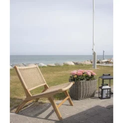 Derby Stol - Stol i teaktræ og polyrattan