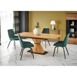 DIAMOND bord gyldent egetræ, ben gyldent egetræ