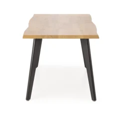 DICKSON 2 Spisebordmedudtræk 150-210, Naturlig / Sort