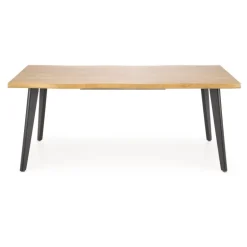 DICKSON 2 Spisebordmedudtræk 150-210, Naturlig / Sort