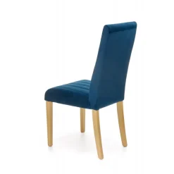 DIEGO 3 Spisebordsstol, - quiltet fløjl Stripes - MONOLITH 77