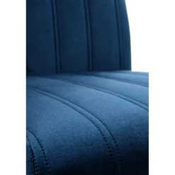 DIEGO 2 Spisebordsstol, - quiltet fløjl Stripes - MONOLITH 77