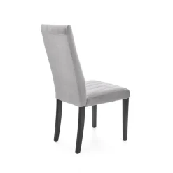 DIEGO 2 Spisebordsstol, - quiltet fløjl Stripes - MONOLITH 85