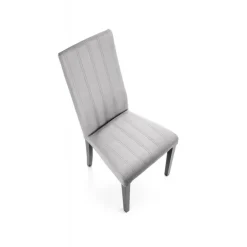 DIEGO 2 Spisebordsstol, - quiltet fløjl Stripes - MONOLITH 85