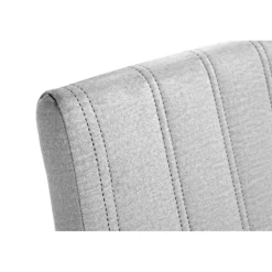 DIEGO 2 Spisebordsstol, - quiltet fløjl Stripes - MONOLITH 85