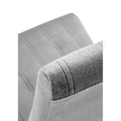 DIEGO 2 Spisebordsstol, - quiltet fløjl Stripes - MONOLITH 85