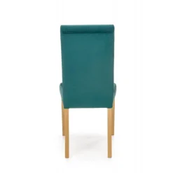 DIEGO 3 Spisebordsstol, - quiltet fløjl Stripes - MONOLITH 37