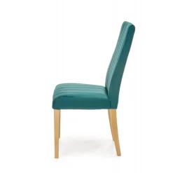 DIEGO 3 Spisebordsstol, - quiltet fløjl Stripes - MONOLITH 37