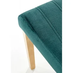 DIEGO 3 Spisebordsstol, - quiltet fløjl Stripes - MONOLITH 37