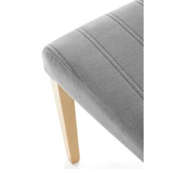 DIEGO 3 stol, - quiltet fløjl Stripes - MONOLITH 85