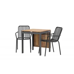 Diego t Loungesæt - Havemøbelsæt - Sort,Brun