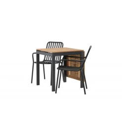 Diego t Loungesæt - Havemøbelsæt - Sort,Brun