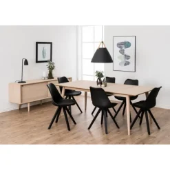 Dima spisebordsstol sort læderlook