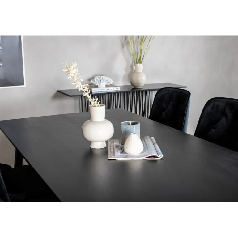 Dipp e Spisebordssæt - Sort og Messing