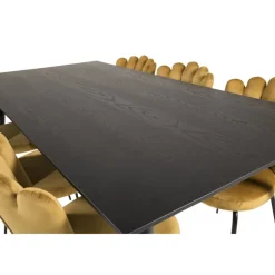 Dipp e Spisebordssæt - Sort og Messing