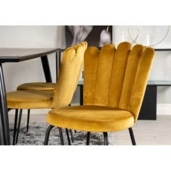 Dipp e Spisebordssæt - Sort og Messing