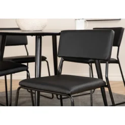 Dipp Rundt Spisebordssæt - Sort