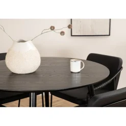 Dipp Rundt Spisestuesæt - Sort