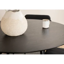 Dipp Rundt Spisestuesæt - Sort