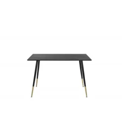 Dipp Spisebord 120cm - Sort og Messing