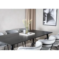 Dipp Spisebordssæt - Sort og Grå