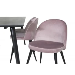 Dipp Spisebordssæt - Sort og Pink