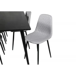 Dipp Spisebordssæt - Sort og Grå